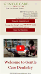 Mobile Screenshot of gentlecaredentaloffice.com